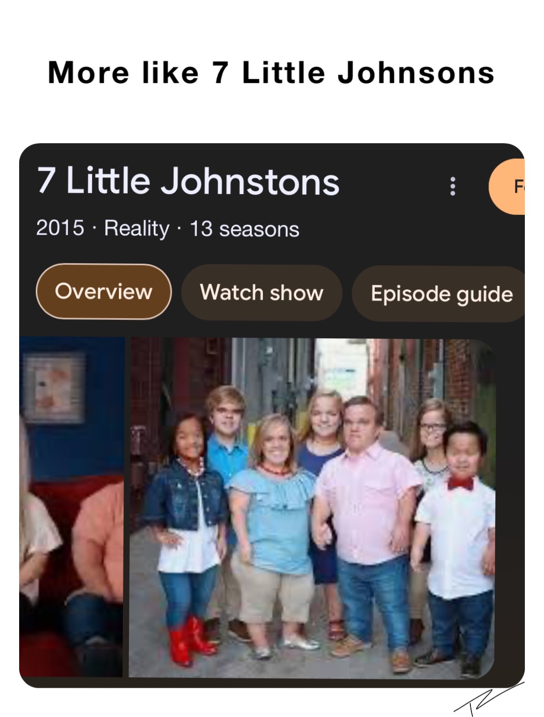 More like 7 Little Johnsons