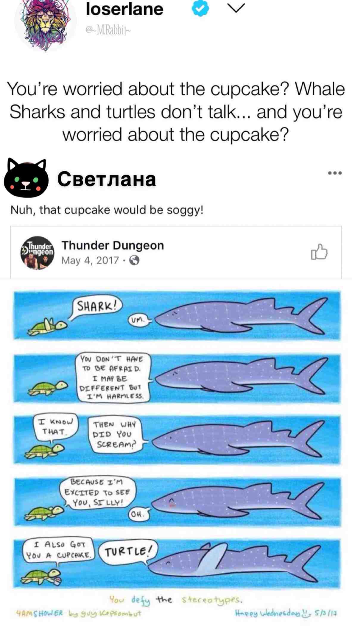 #animals #whale #sharks #turtle #cupcakes