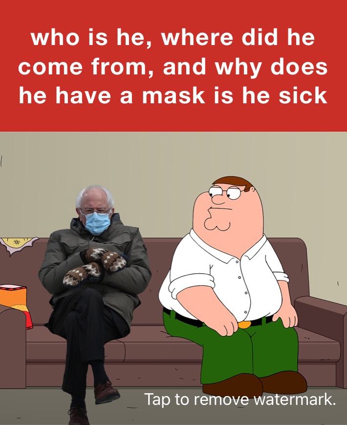 who is he, where did he come from, and why does he have a mask is he sick 