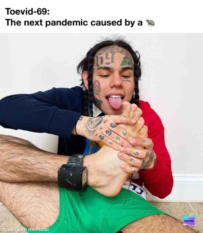 #6ix9ine #6ix9inememe #pandemic #covid19 #rap #rapmemes #rat