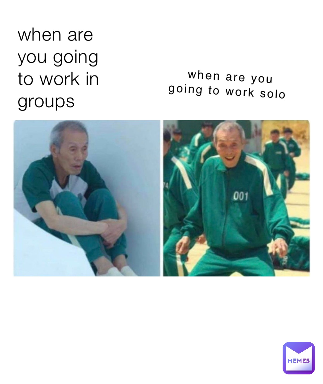 when are you going to work in groups when are you going to work solo