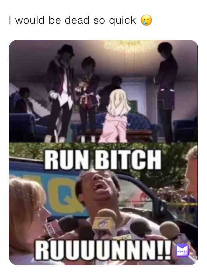 And they never run tho #anime #run #bitchrun #henskai