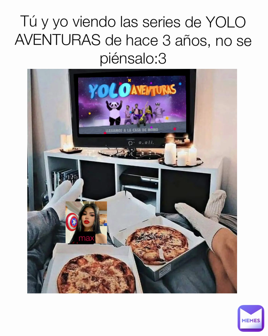 Tú y yo viendo las series de YOLO AVENTURAS de hace 3 años, no se piénsalo:3 max