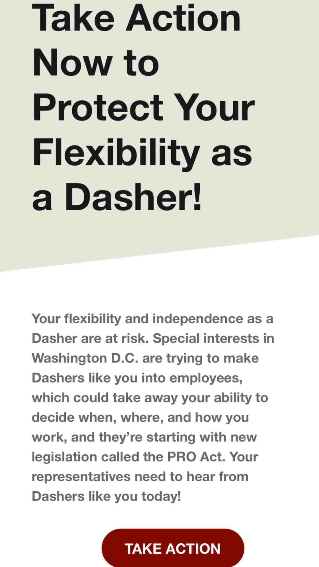 All gig workers beware. DC is trying to take our jobs from us. #gooutanddashmakethatmoneymoney
#doordash
#dashers
#dasherhelptips
#doordasher
#dash”N”
#sidehustle
#Entrepreneur
#myownboss
#giglife
#dasherfamily
#dasherlife
#declineorders
“Go Out and Dash - Make That Money Money” ™️©️ - #DasherJesse.
Become a dasher. Use my link below. Get a bonus.
https://doordash.com/dasher/apply/Jesse-Mcbride-2268/