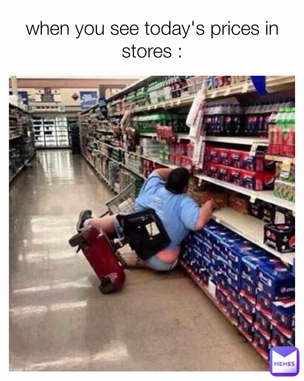 when you see today's prices in stores :