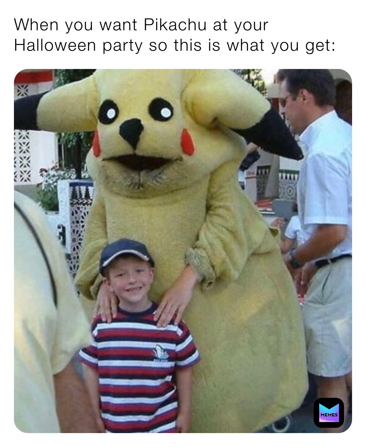 When you want Pikachu at your Halloween party so this is what you get: