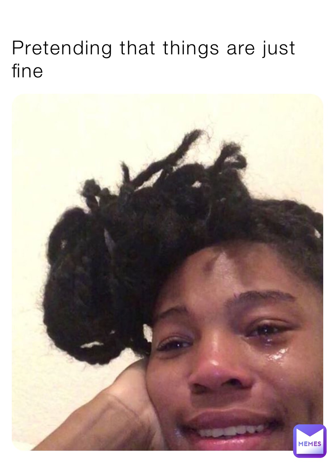 Pretending that things are just fine