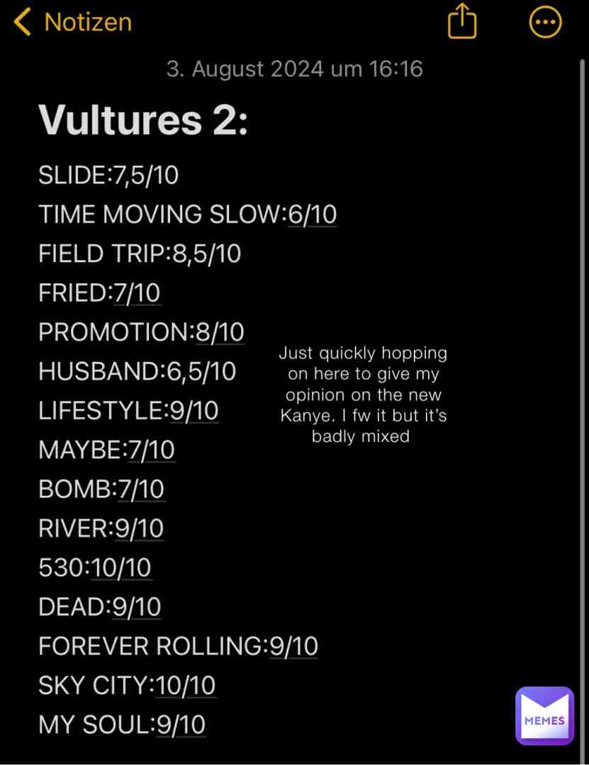 This is on first listen btw