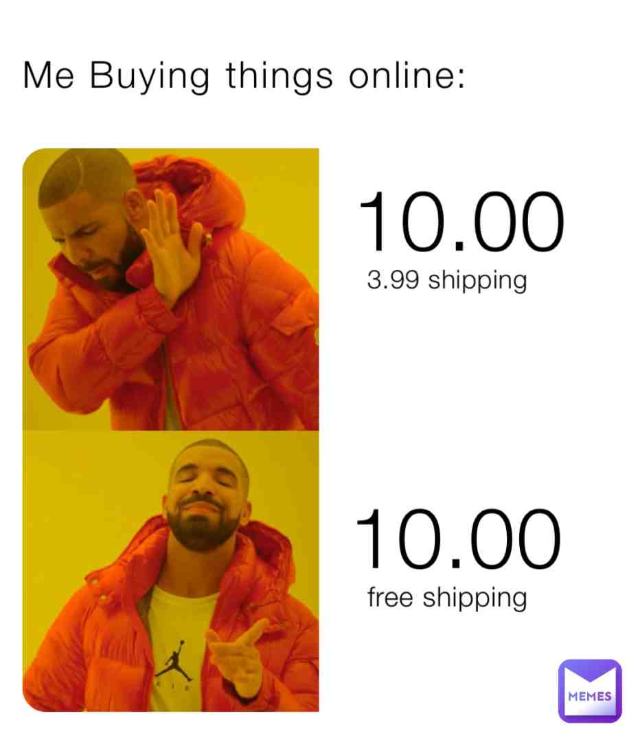 Me buying things online
