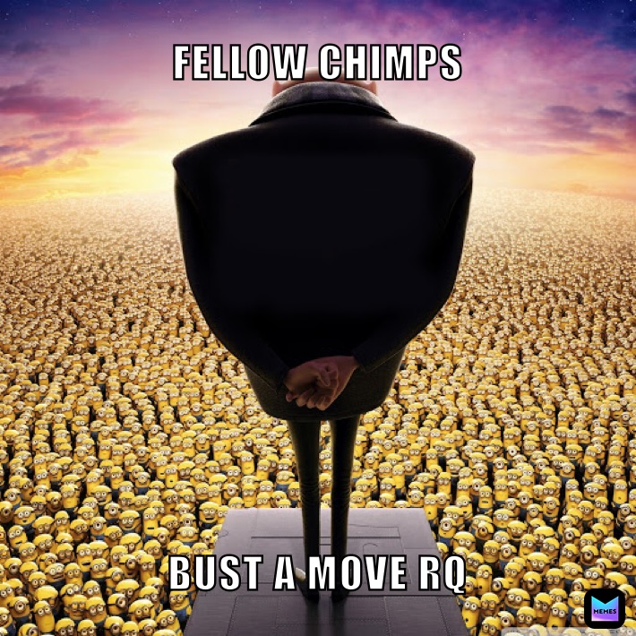 FELLOW CHIMPS BUST A MOVE RQ