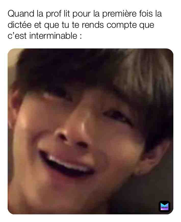 #drole #même #funny #tarhyung #truelife #v #school #ecole #dictee
