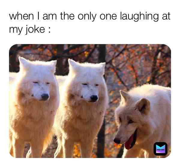 All the time ! ðŸ˜ðŸ˜‚ #leftout #notfunny #funny #joke #myjokesarefunny #comedy #memes #wolves #whitewolves
