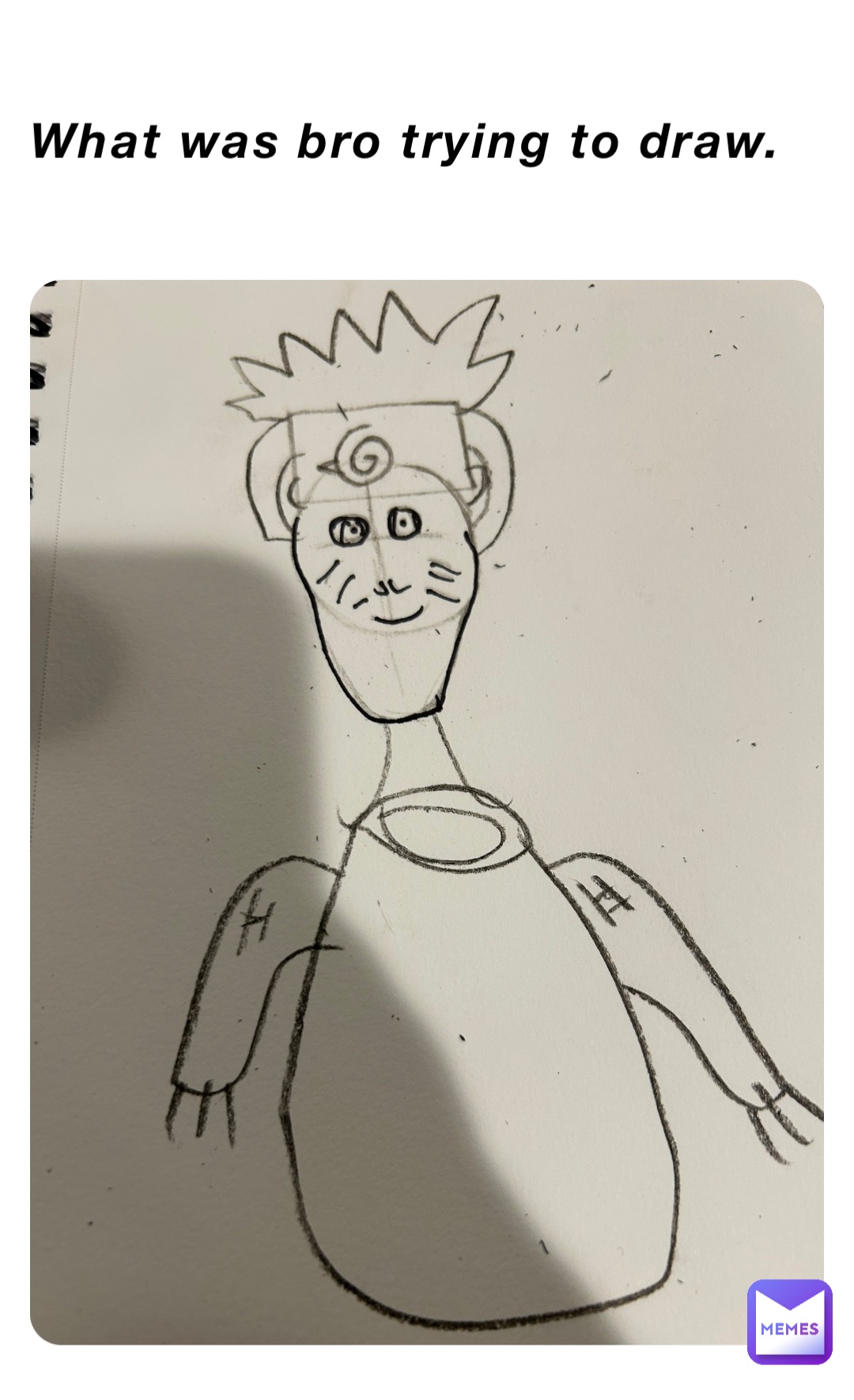 What was bro trying to draw.