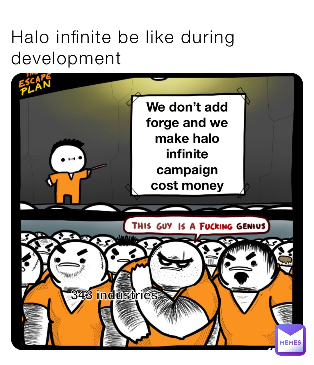 Halo infinite be like during development