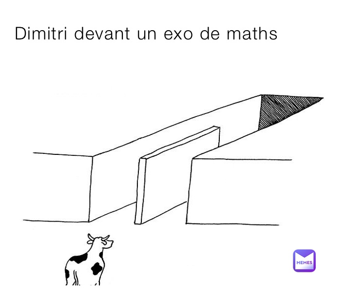 Dimitri devant un exo de maths 