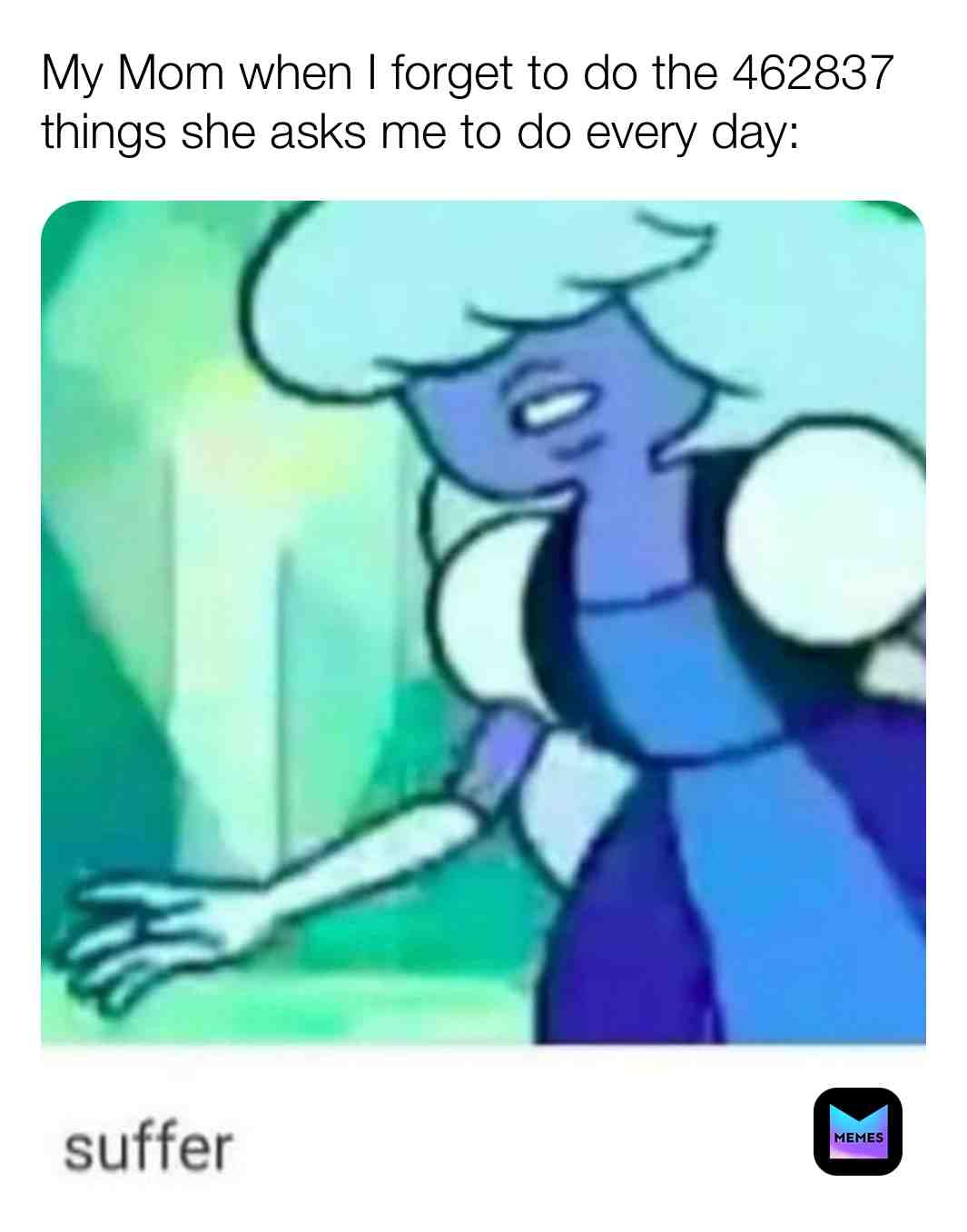 *suffer*