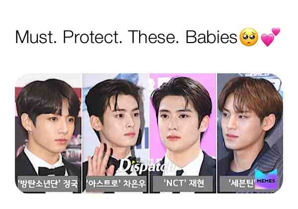Must PROTECT!!!! #bts #astro #nct #seventeen