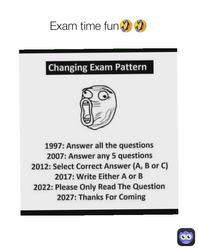 Exam time fun🤣🤣 | @king1111 | Memes