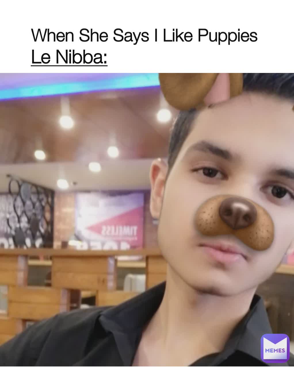 
When She Says I Like Puppies
 Le Nibba: