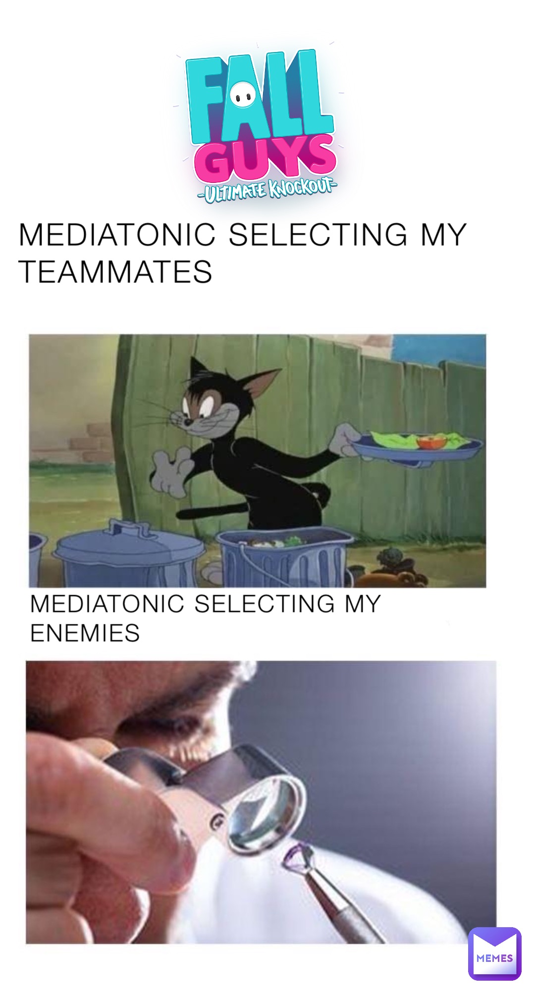 MEDIATONIC SELECTING MY TEAMMATES MEDIATONIC SELECTING MY ENEMIES