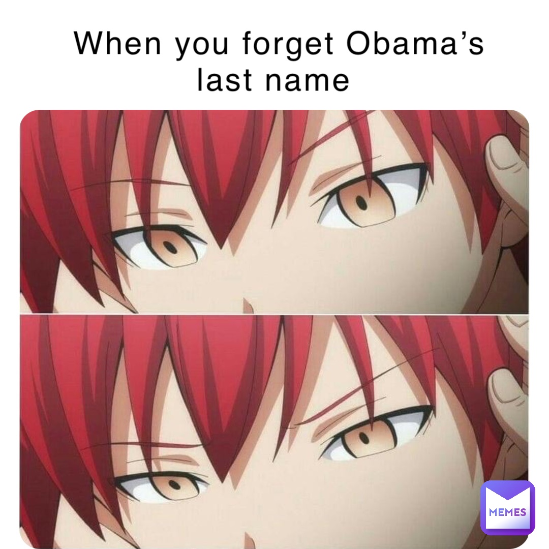 When you forget Obama’s last name