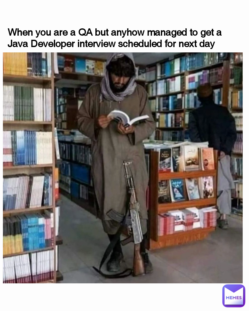 When you are a QA but anyhow managed to get a Java Developer interview scheduled for next day