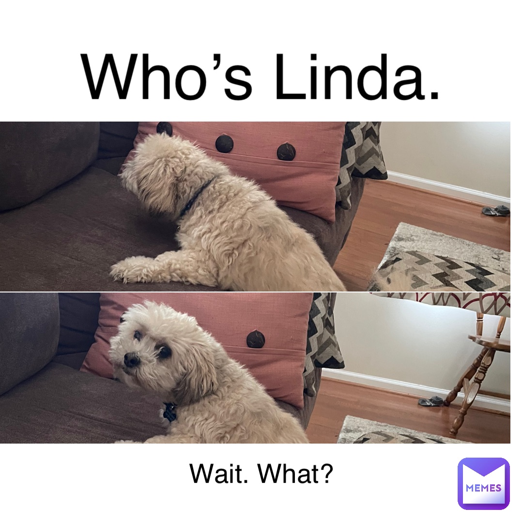 Wait. What? Who’s Linda.