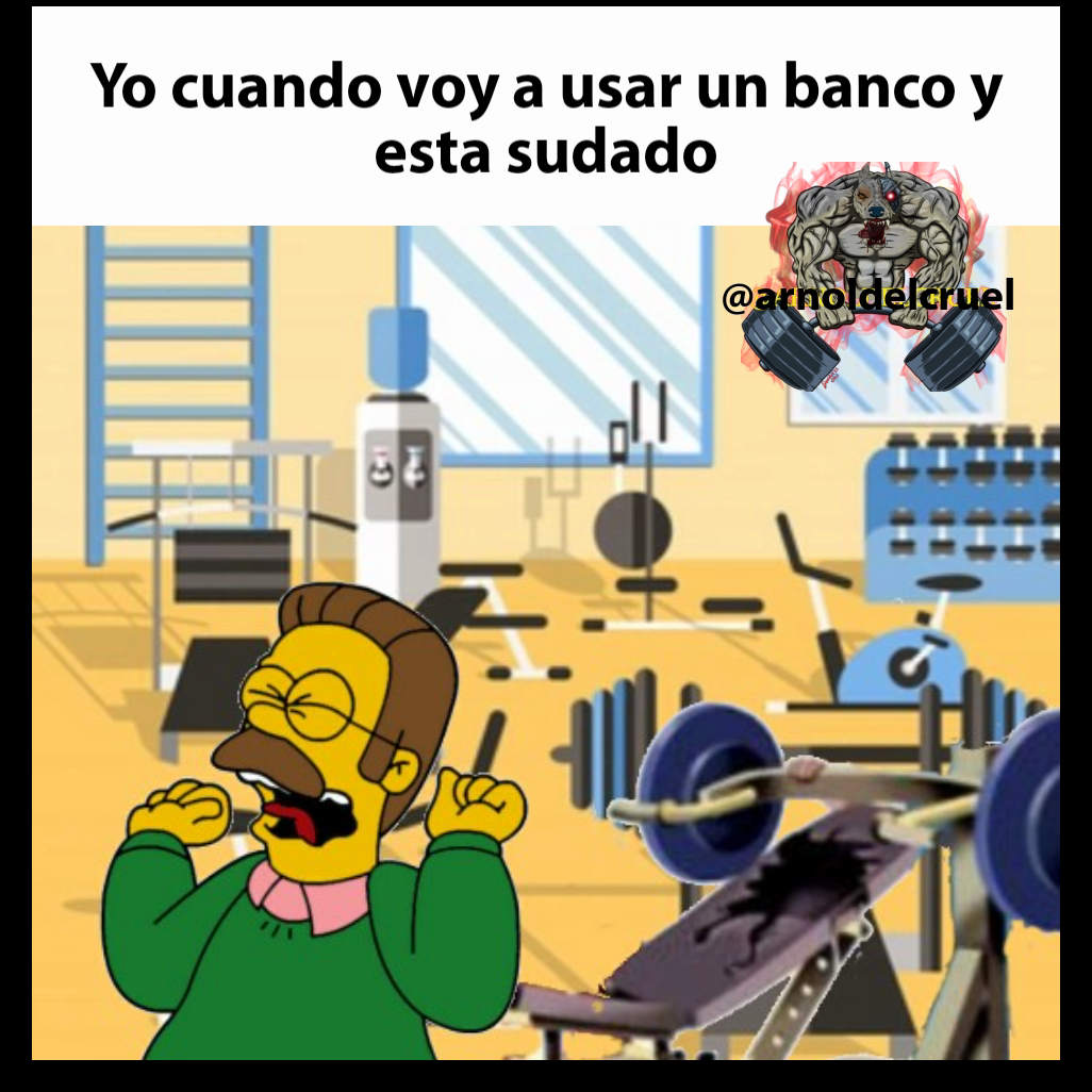 Yo cuando voy a usar un banco y esta sudado @arnoldelcruel 
