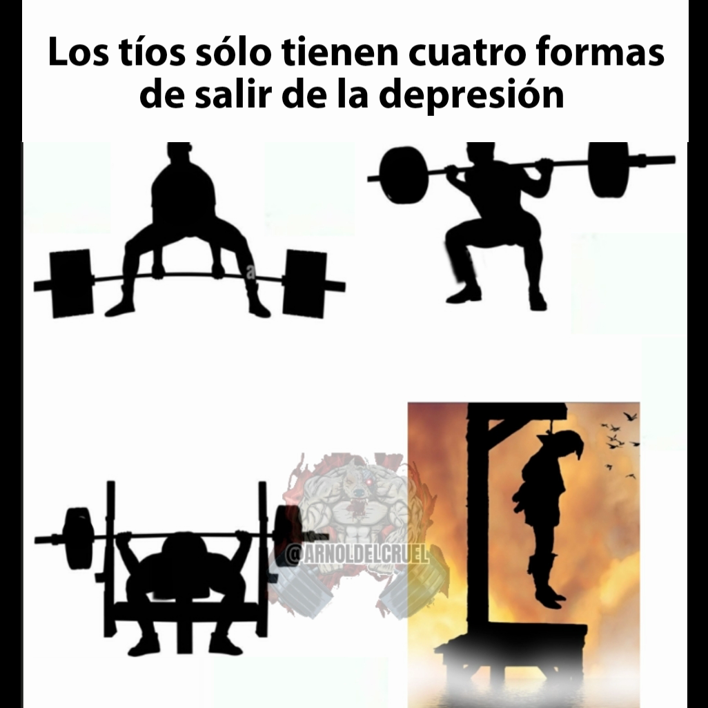 Los tíos sólo tienen cuatro formas de salir de la depresión 