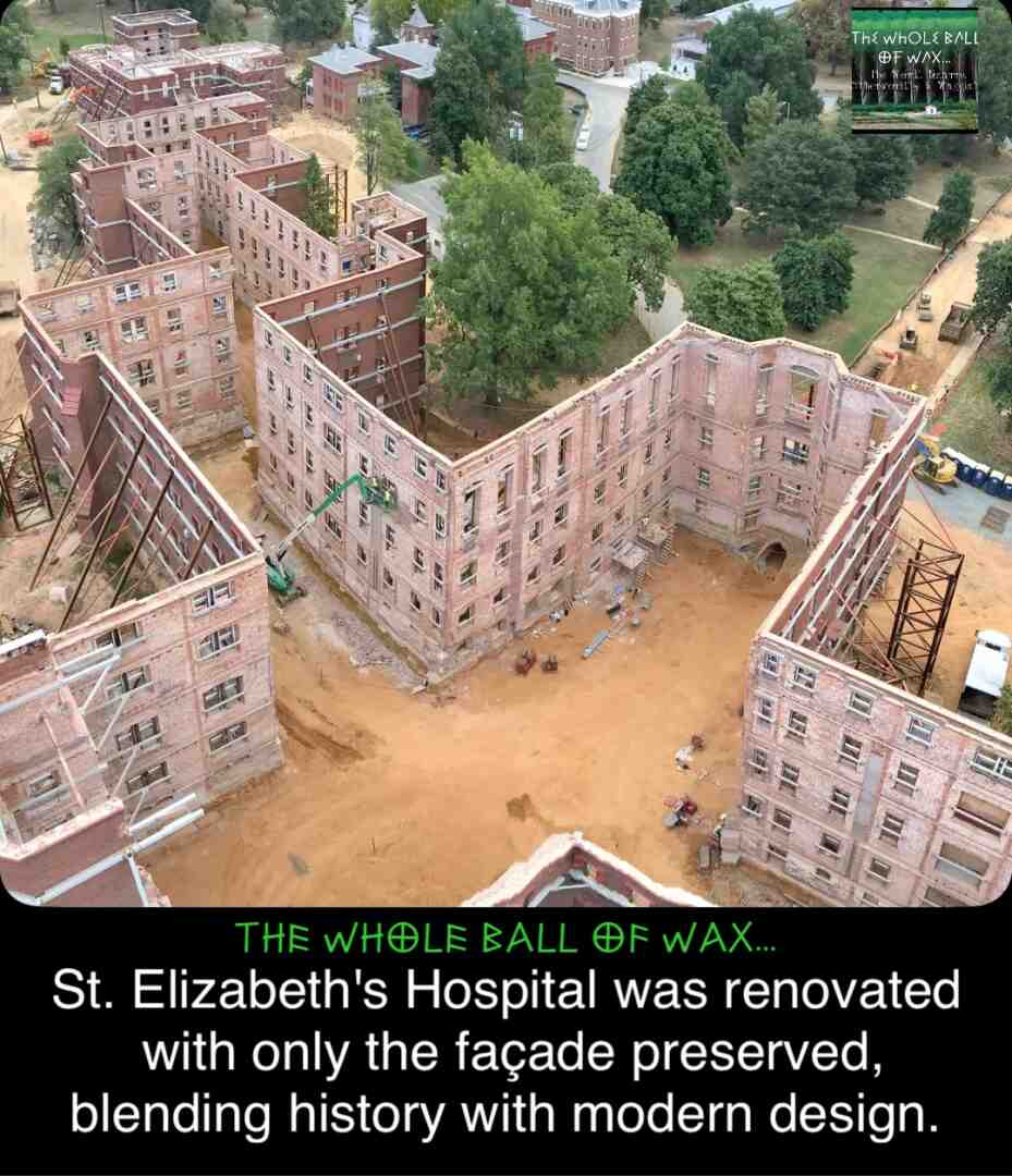 St. Elizabeth’s Hospital was renovated with only the façade preserved, blending history with modern design.
#HeritagePreserved #UrbanRenewal #HistoricFacade #Architecture