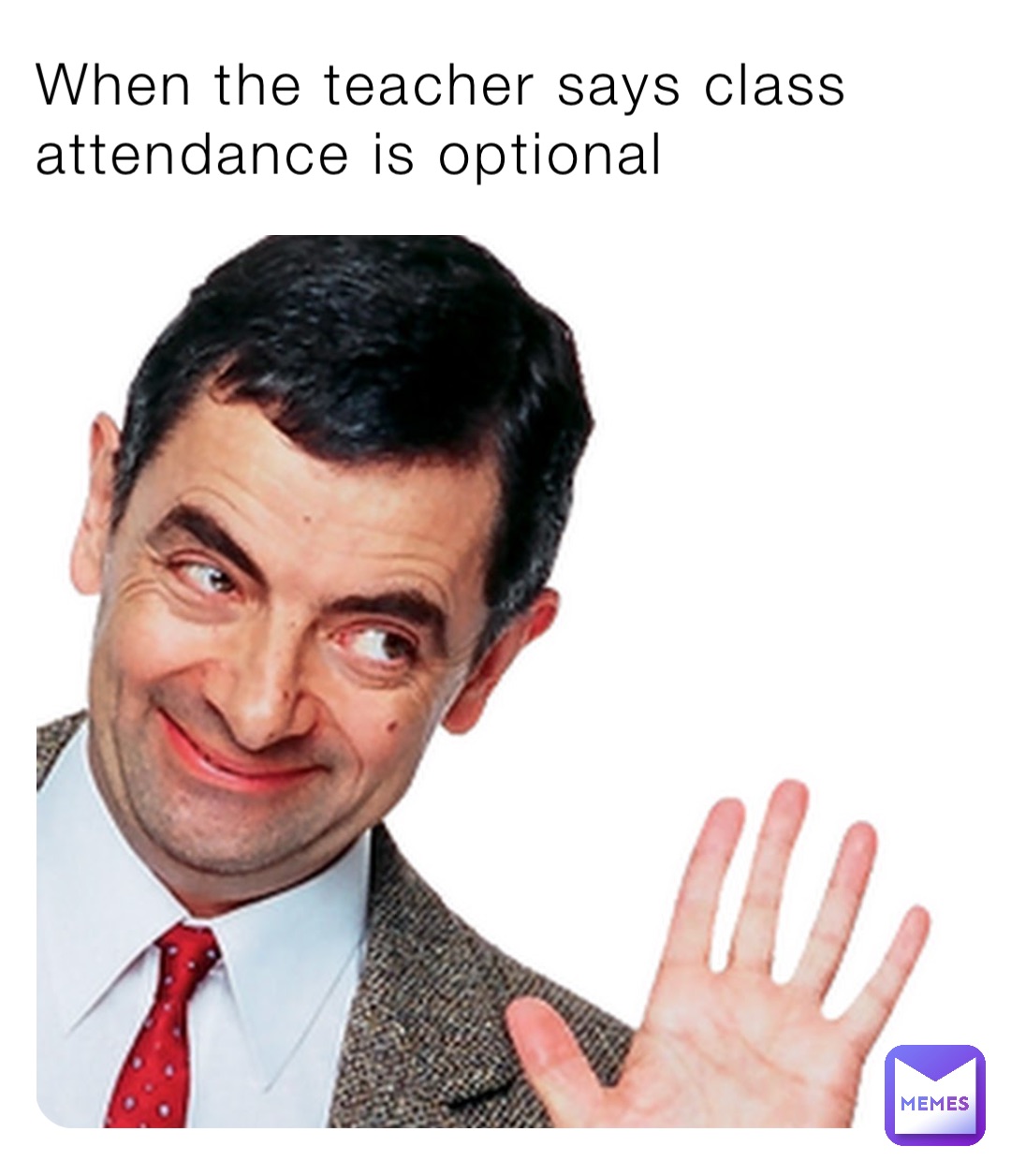 When the teacher says class attendance is optional