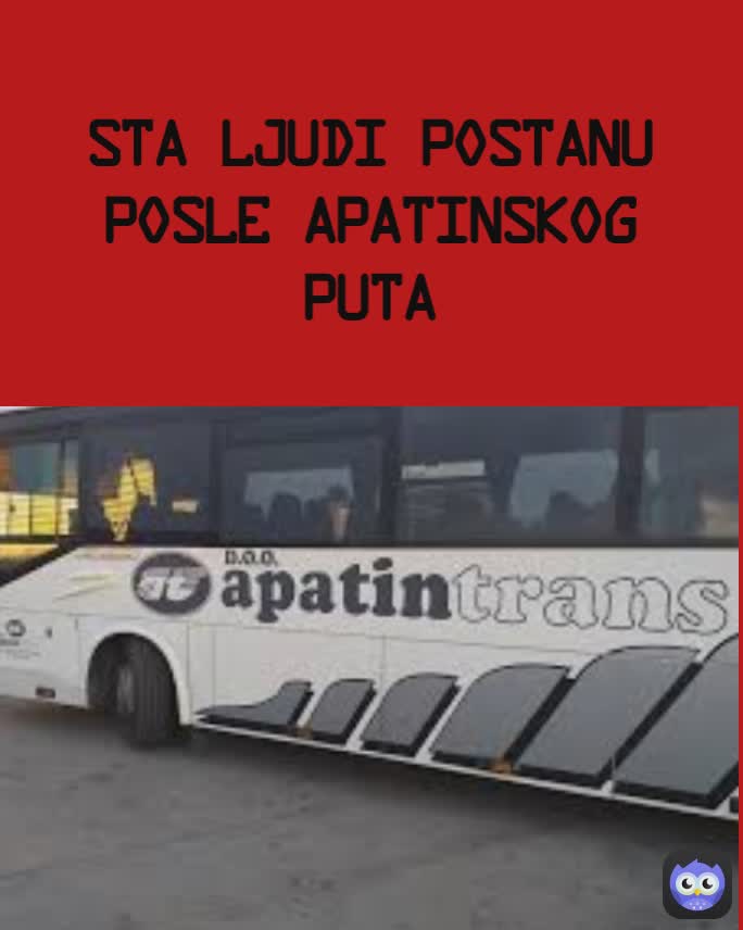 Sta ljudi postanu posle apatinskog puta