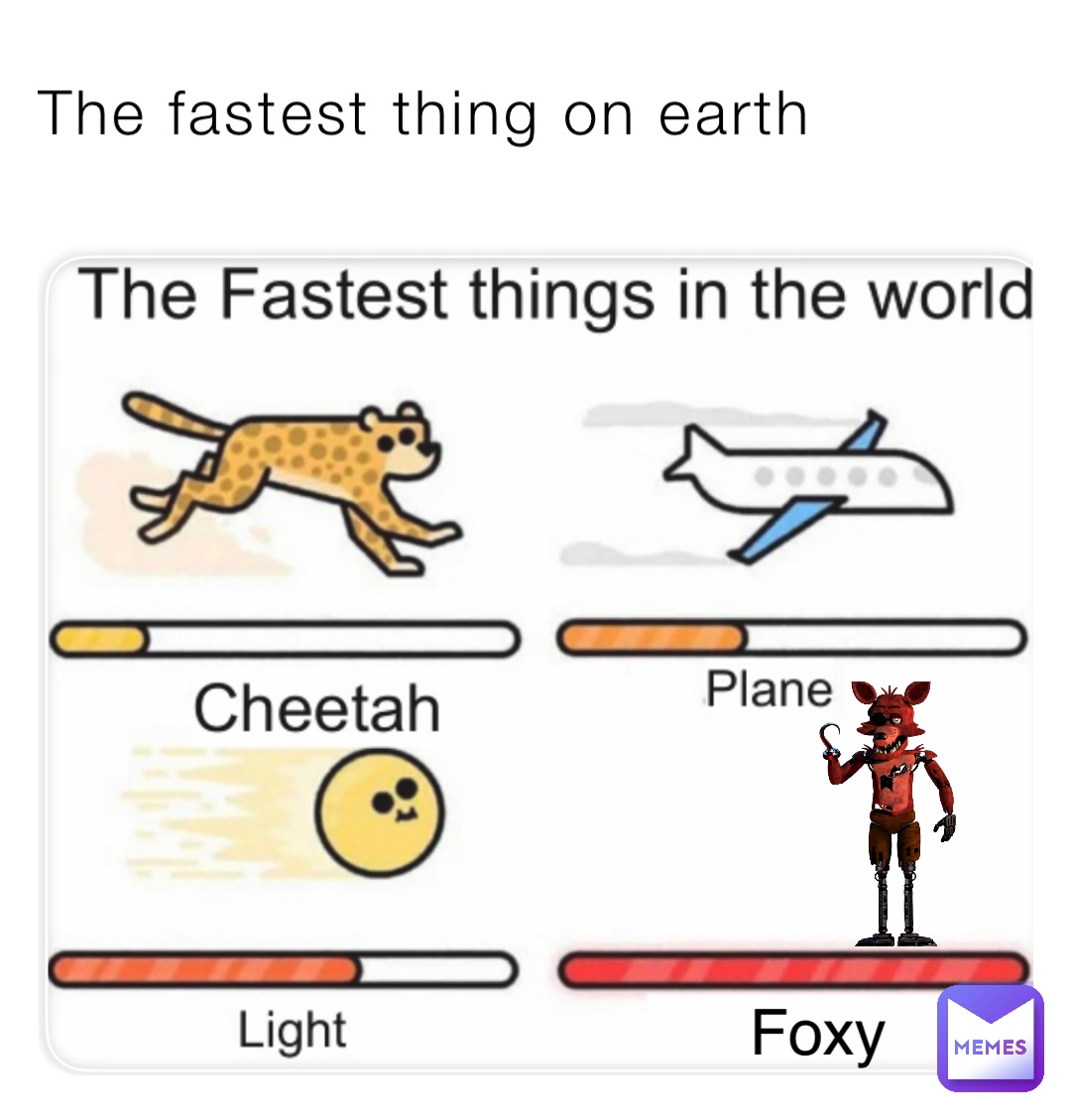 The fastest thing on earth Foxy