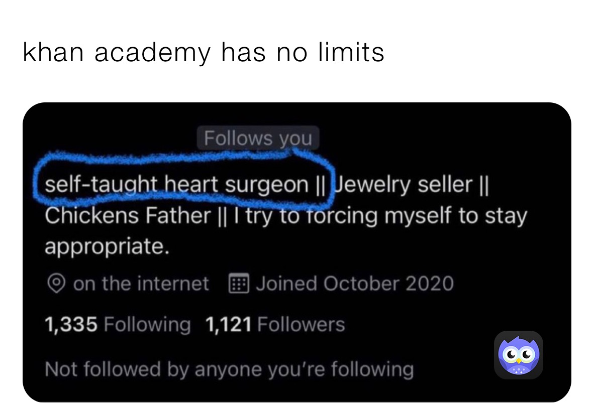 khan academy has no limits 