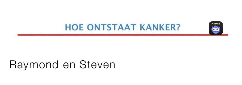 Raymond en Steven  Raymond en Steven 
