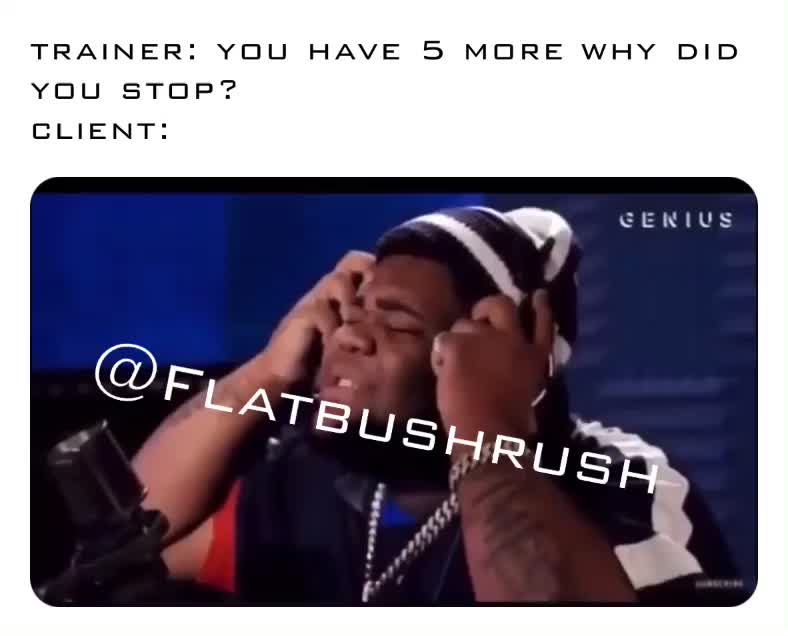 #fitnessmeme  #fitness  #gymmemes  #gym  #funnymemes  #funny  #weightloss  #personaltraining  #personaltrainer  #rapmemes  #hiphopmemes  #hiphop