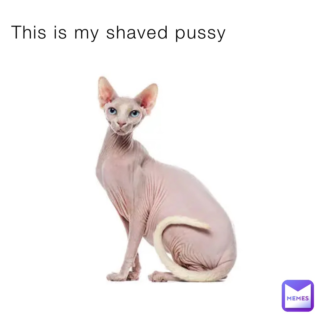 This is my shaved pussy