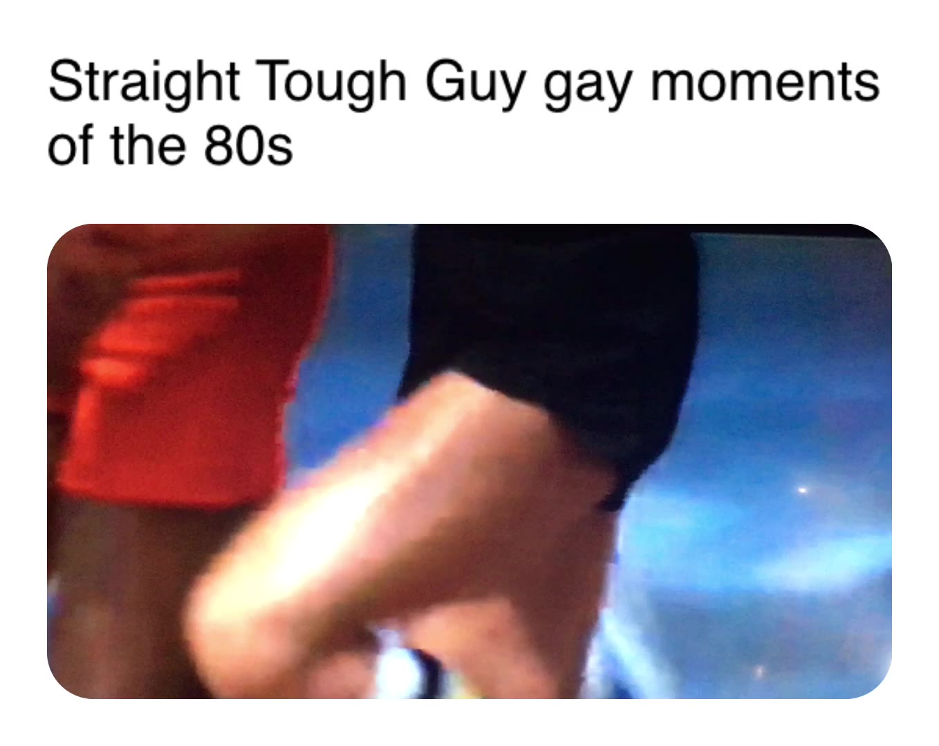 Straight Tough Guy gay moments of the 80s  #rocky  #straight  #tough  #gay  #80s  #boxing  #equality  #gayrights  #gayporn  #gaypride  #prideoflol