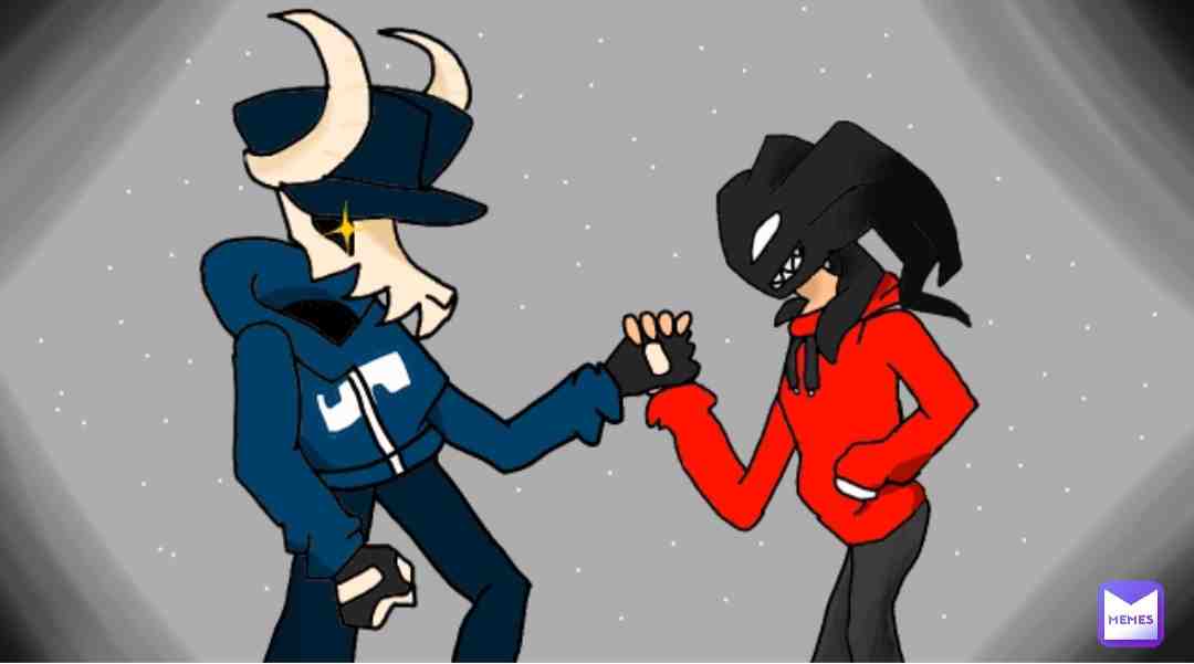 This is for y’all who know Friday night Funkin, so anyways I drew Tabi and Agoti for literally no reason and I’m honestly proud of this- this took 4 hours to make so don’t judge or hate ;-;