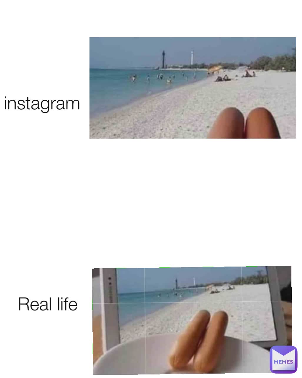 Real life  instagram