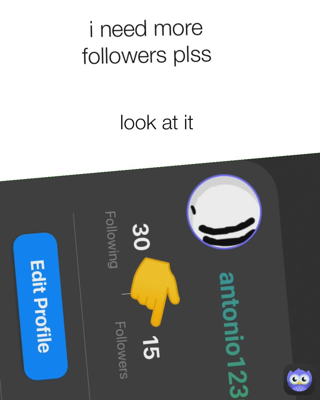 👇 look at it i need more followers plss