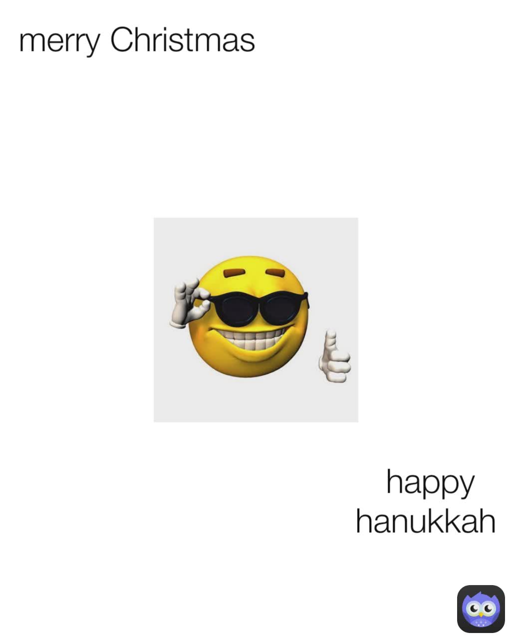 merry Christmas  happy hanukkah 