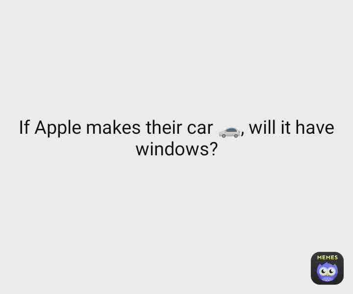 #tesla #windows #applecar #apple