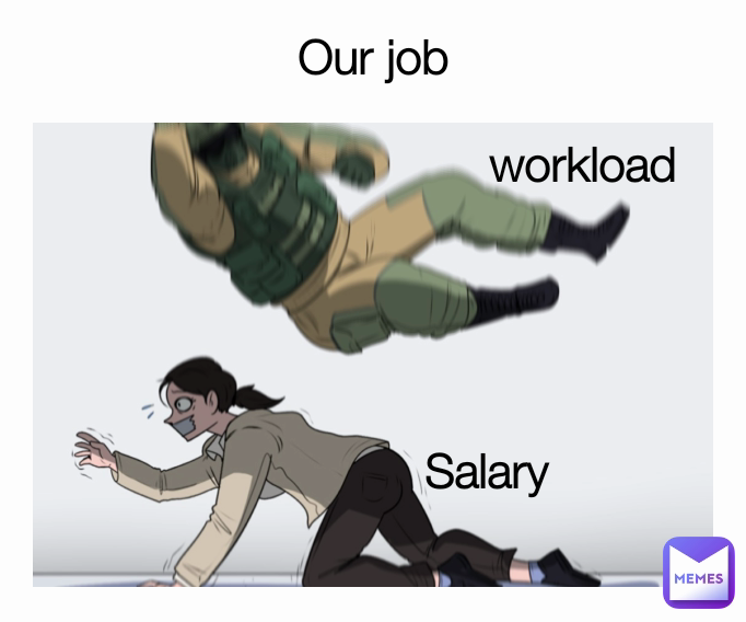 Our job workload  Salary 