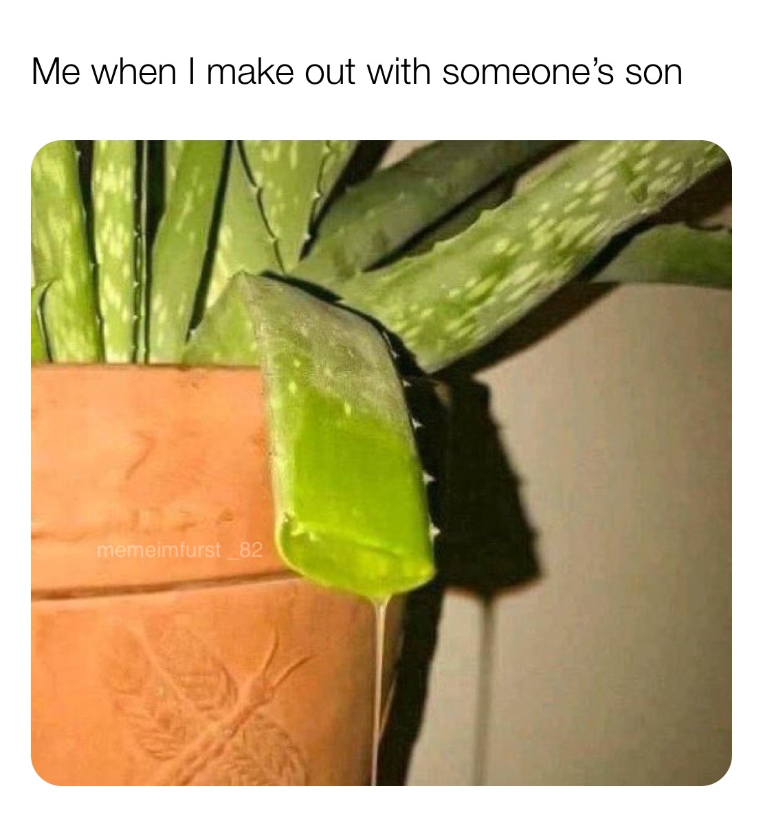 Me when I make out with someone’s son