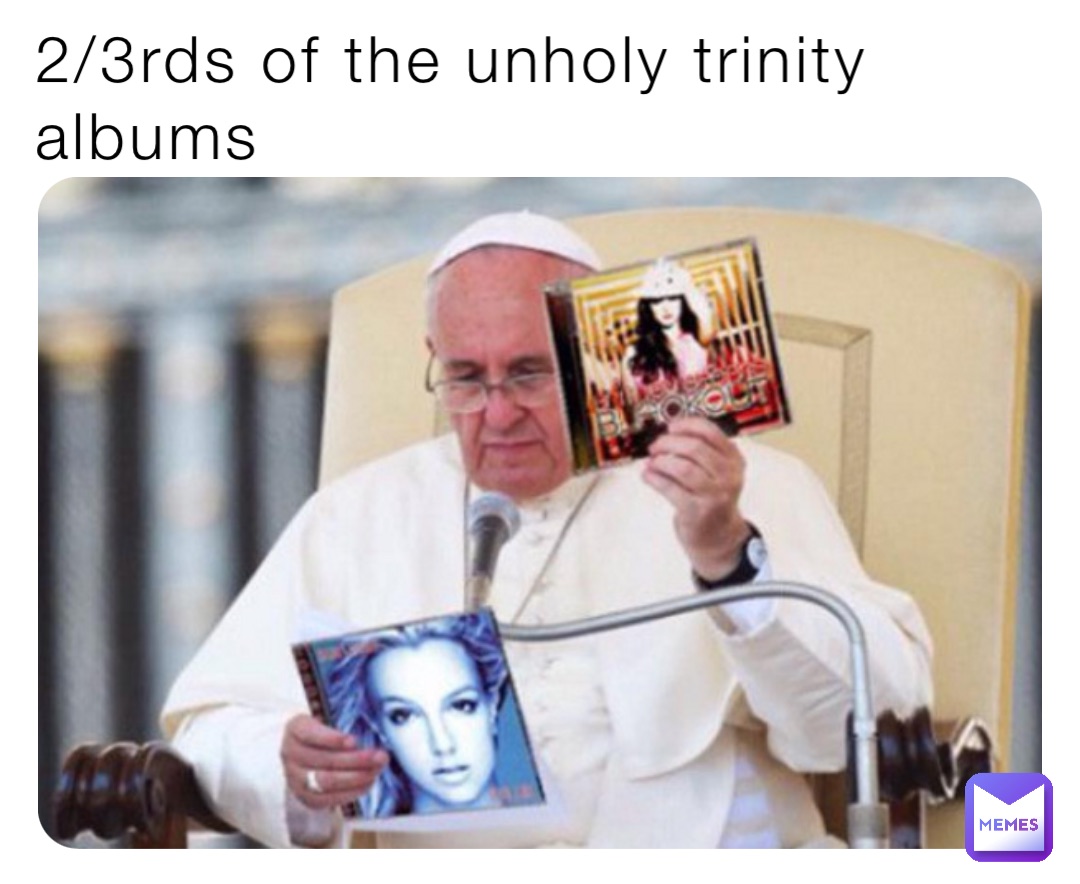 2/3rds of the unholy trinity albums