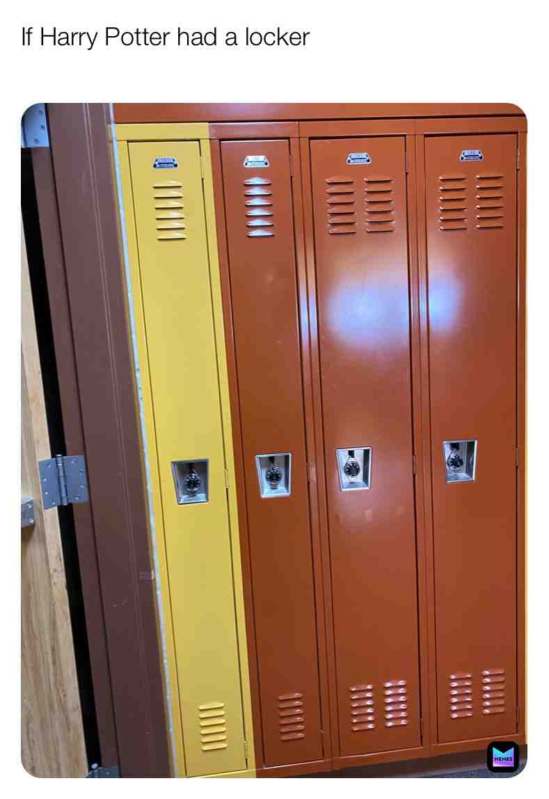 Anyone else have lockers like this #harrypotter #lockers