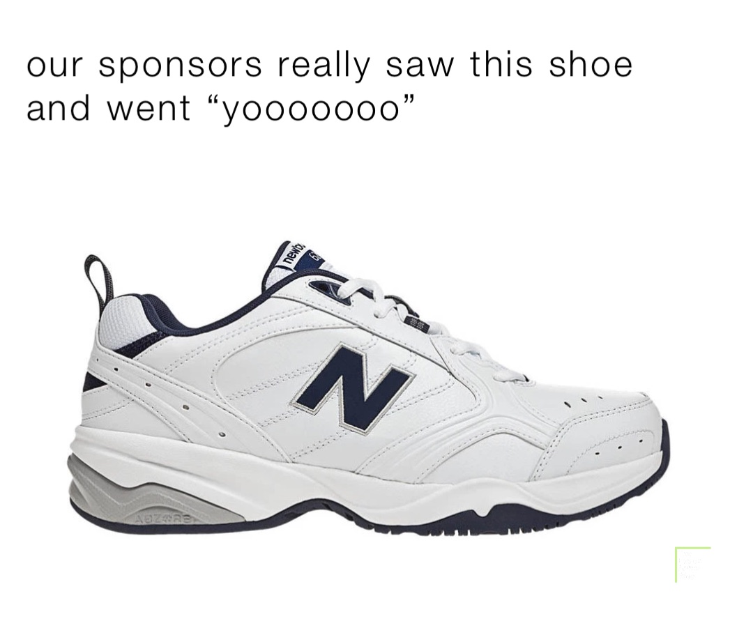 White new outlet balance shoes memes