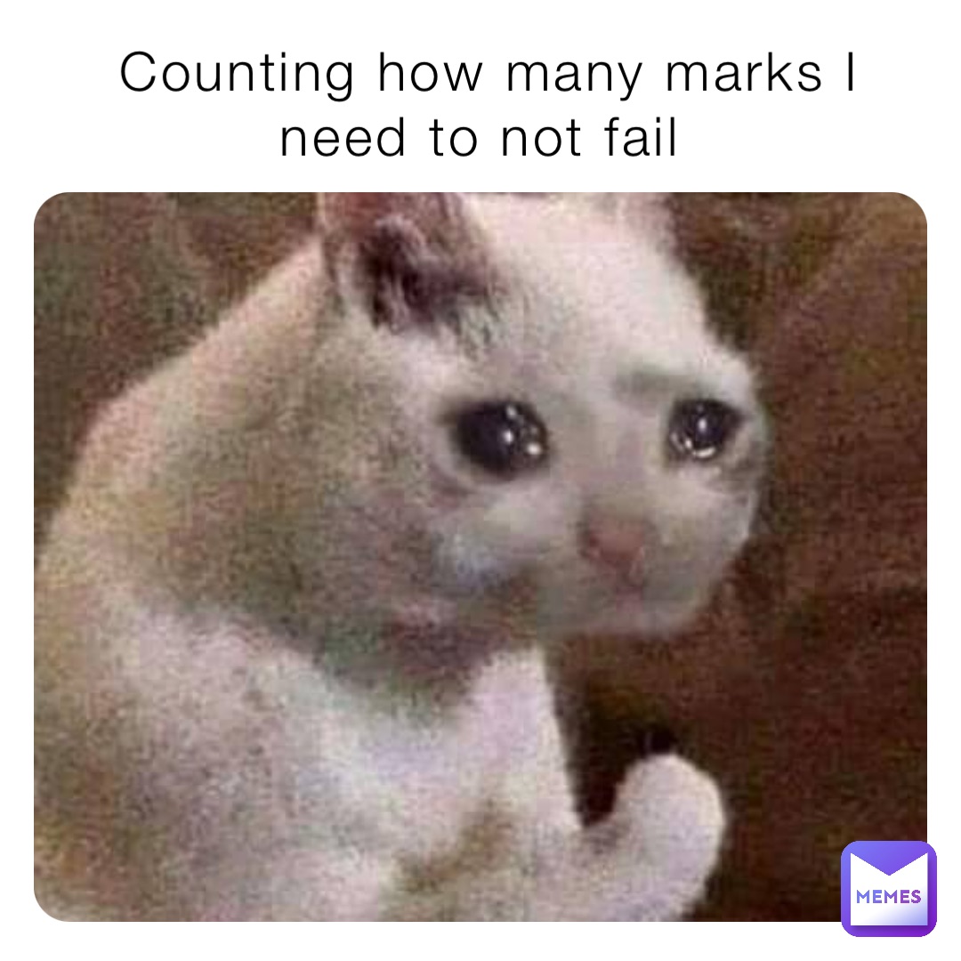Counting how many marks I need to not fail