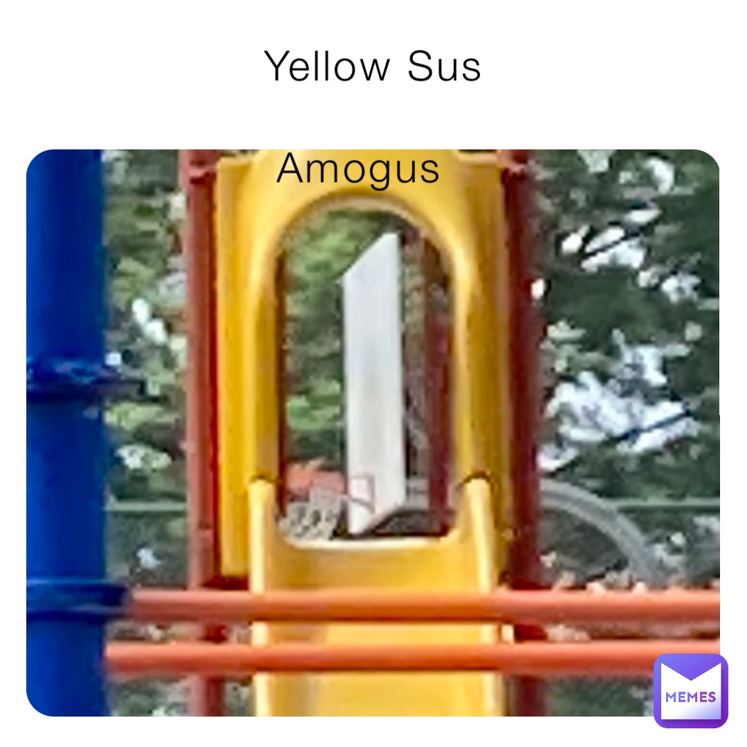Amogus Yellow Sus